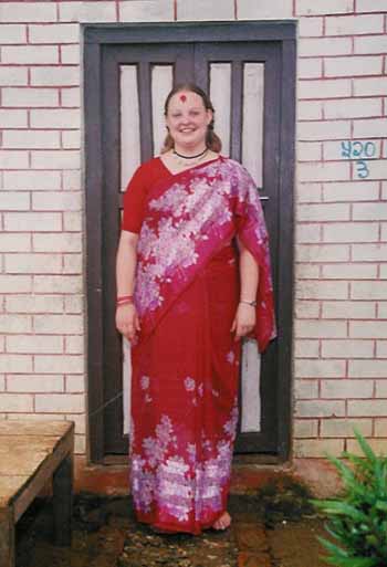 Me in a Sari